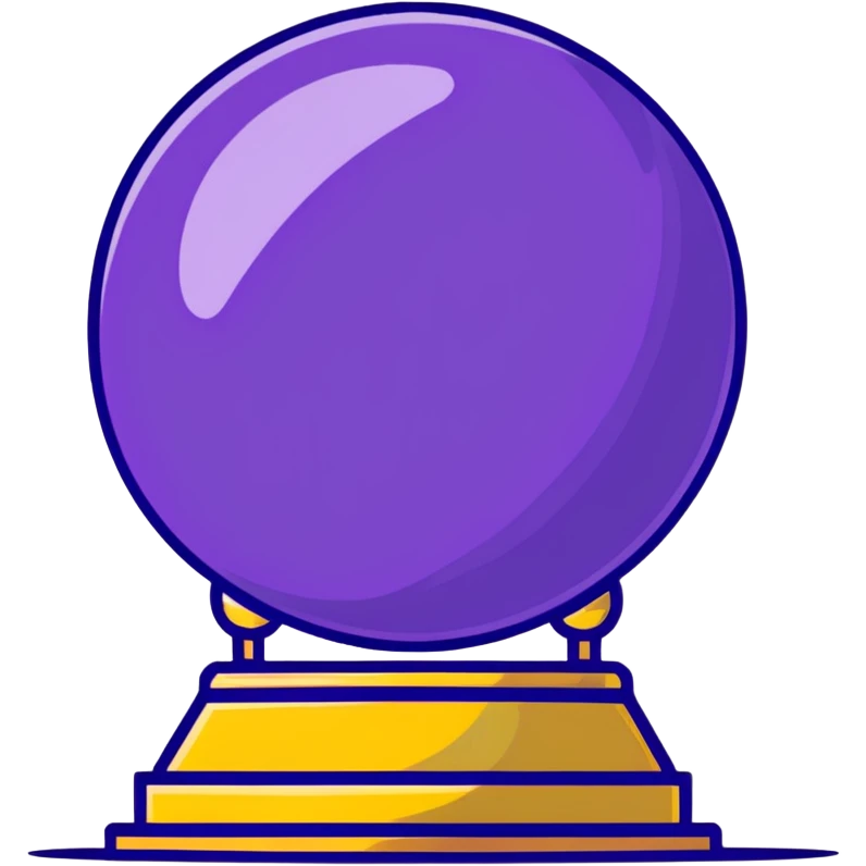 purple crystal ball emoji