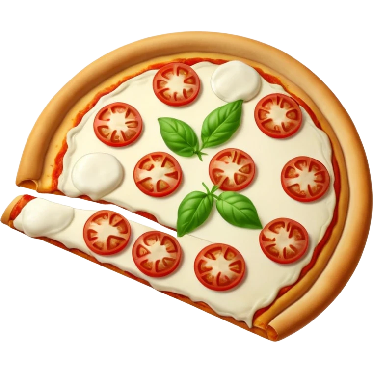 A pizza that embodies all the colors of France emoji