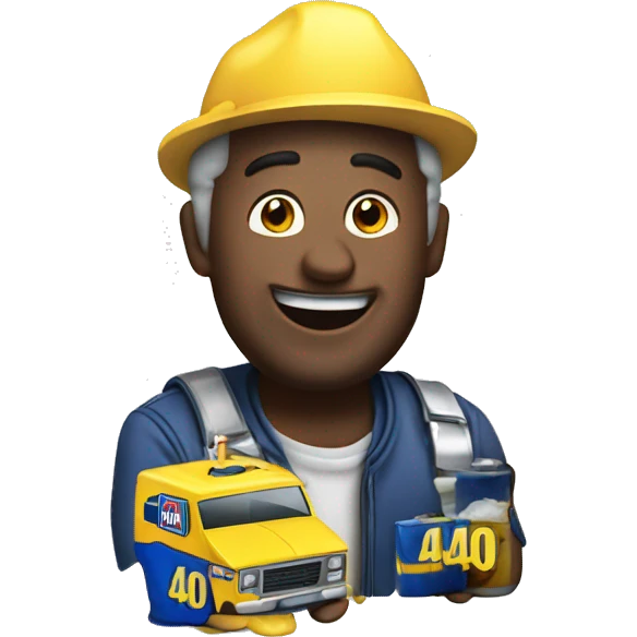 40 birthday with wd40 emoji