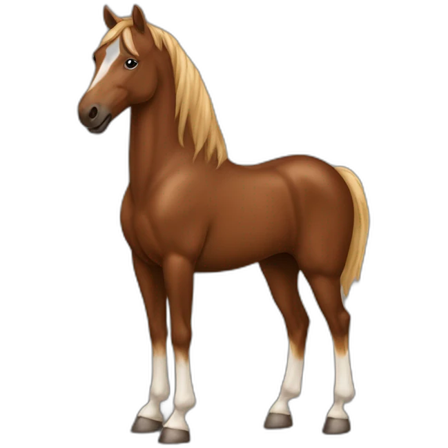 Cheval marron emoji