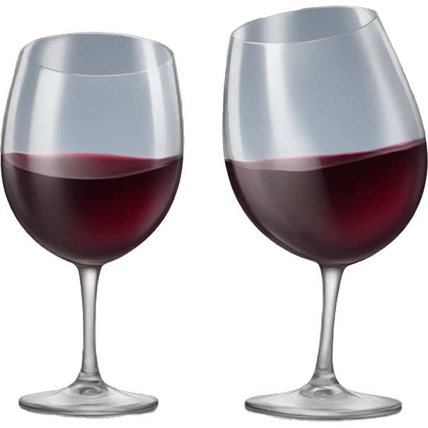 red wine glass cheering emoji