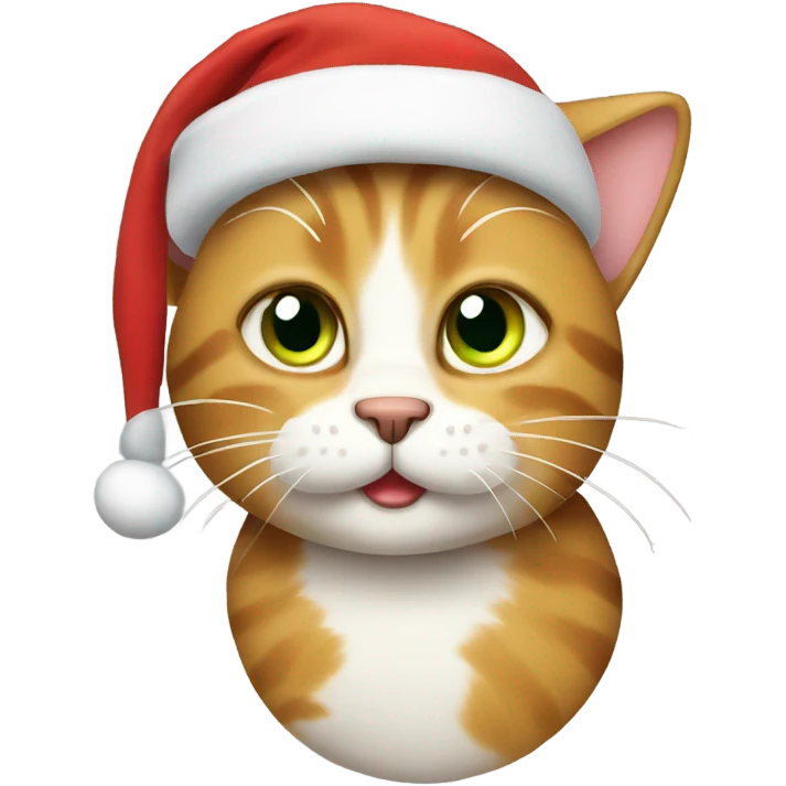 merry christmas cat emoji