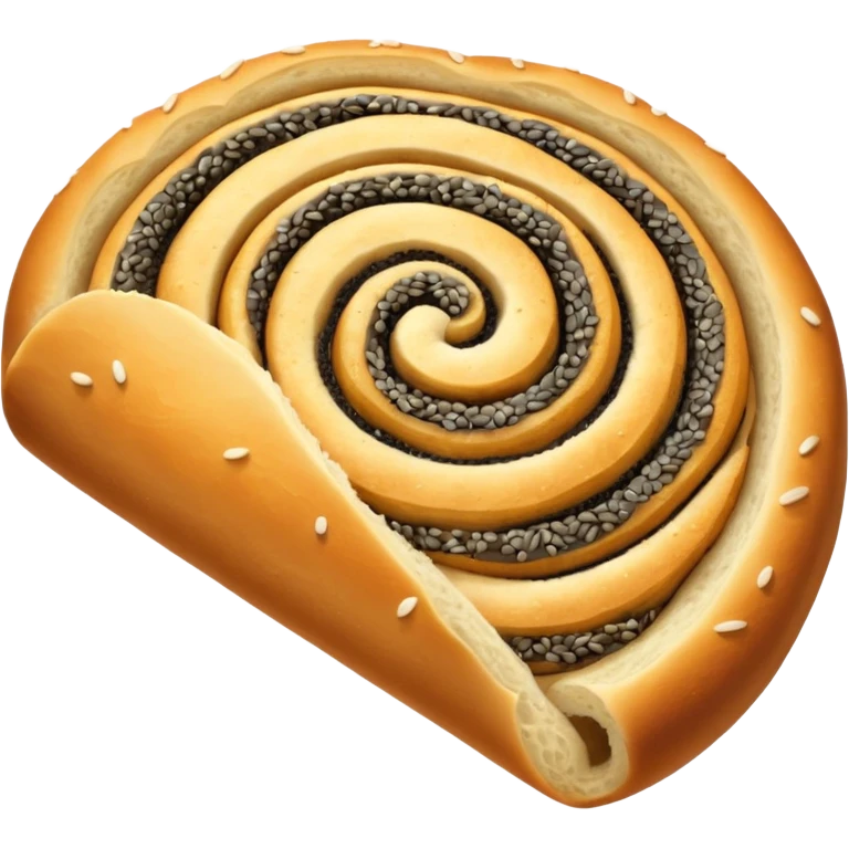 make an emoji of poppy seed roll emoji