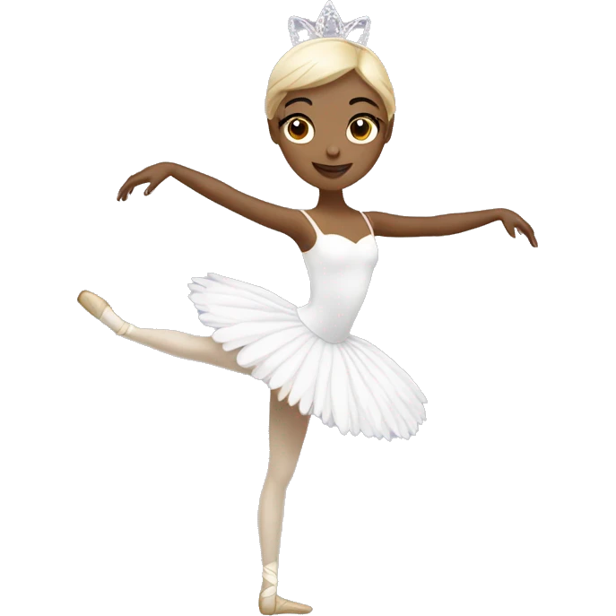 Swan lake ballerina emoji