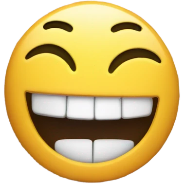 Happy face with pile of salt emoji