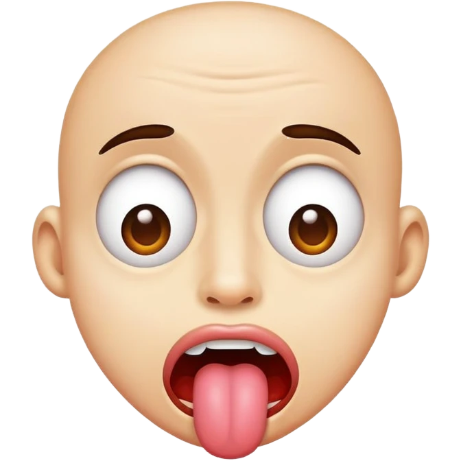 silly face with tongue out and crossed eyes emoji