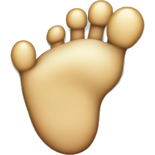 Super foot lover smiley face emoji
