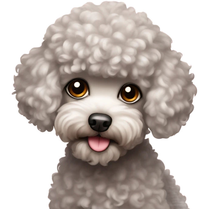 Toy poodle emoji