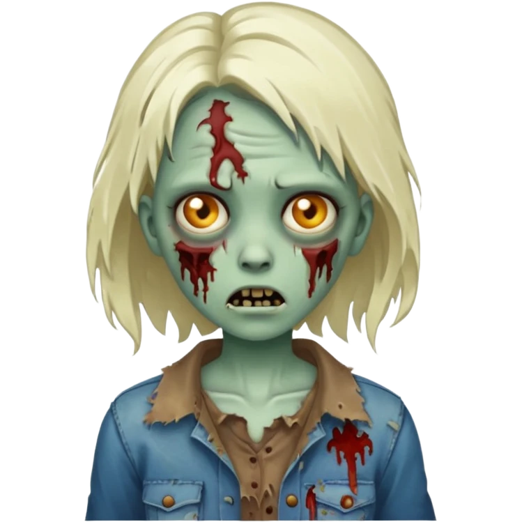 zombie girl  emoji