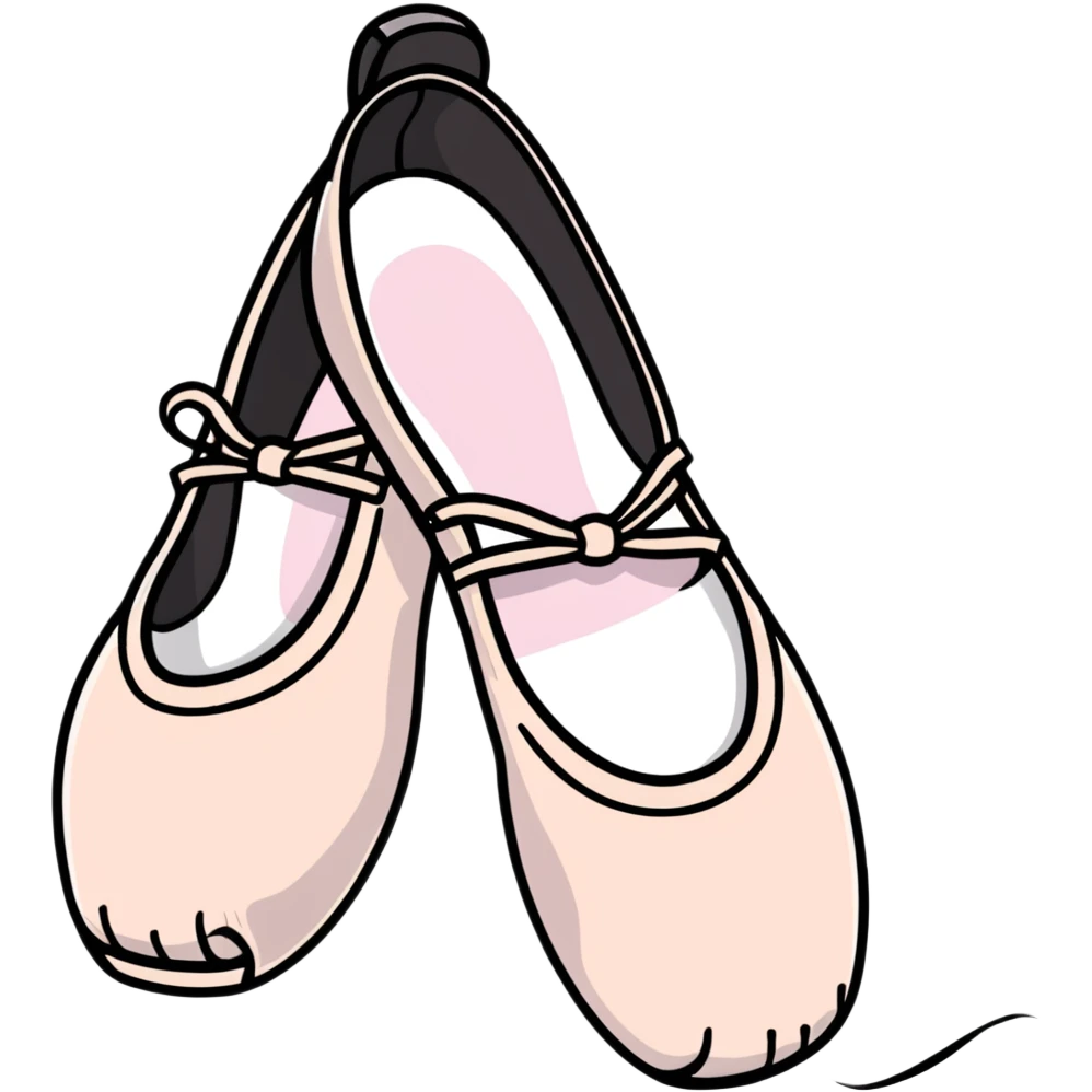 ballet slippers pink emoji