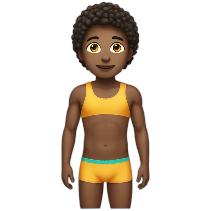 Boy in swimsuit emoji