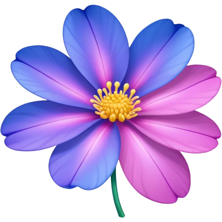 Felicia amelloides flower blue pink purple emoji