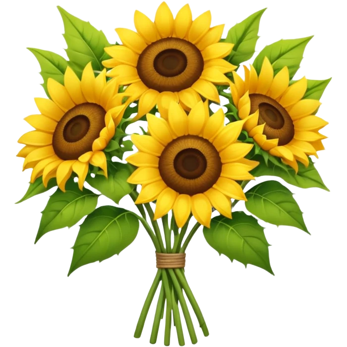 bouquet of sunflower emoji