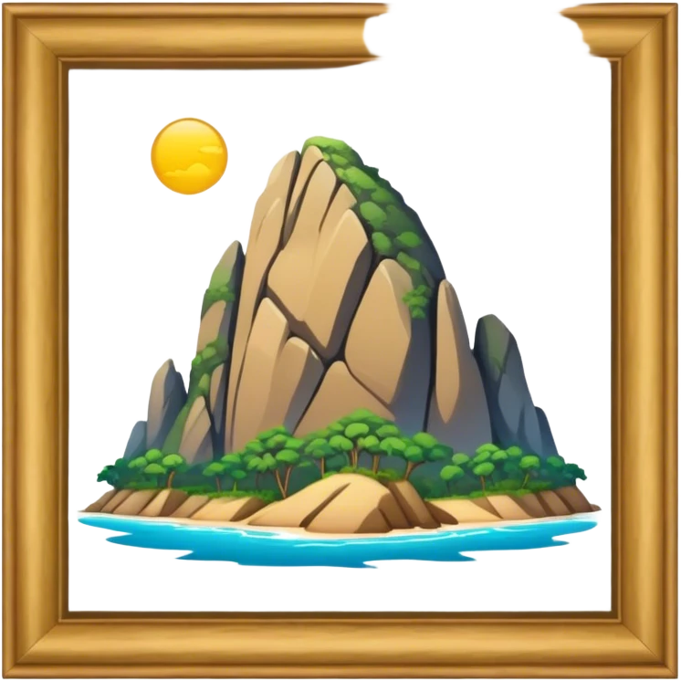Guatapé Rock Emoji emoji