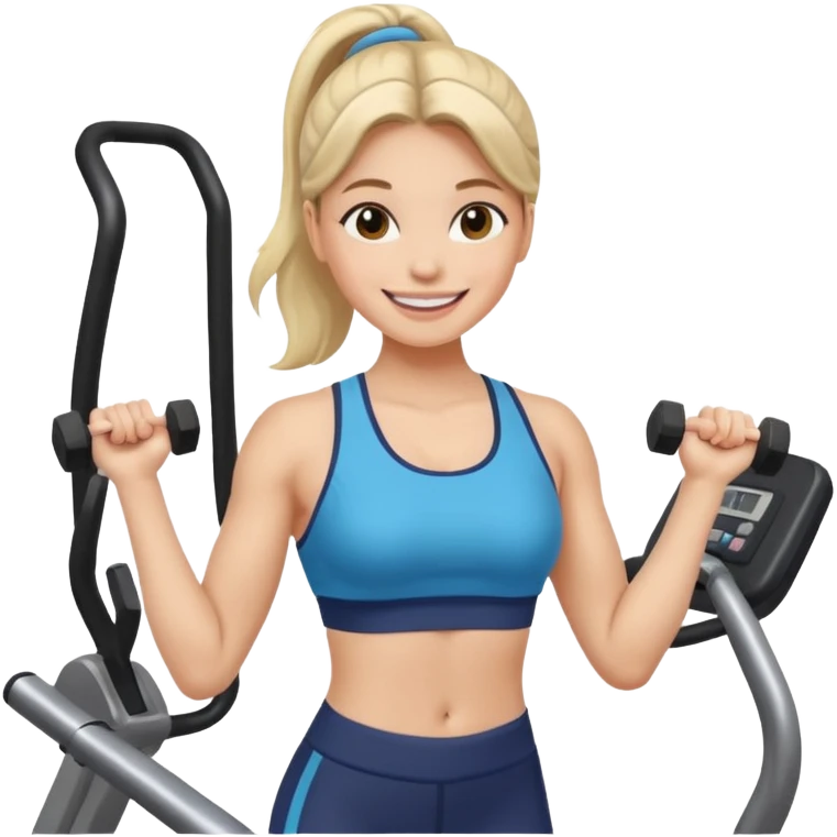 Girly gym  emoji