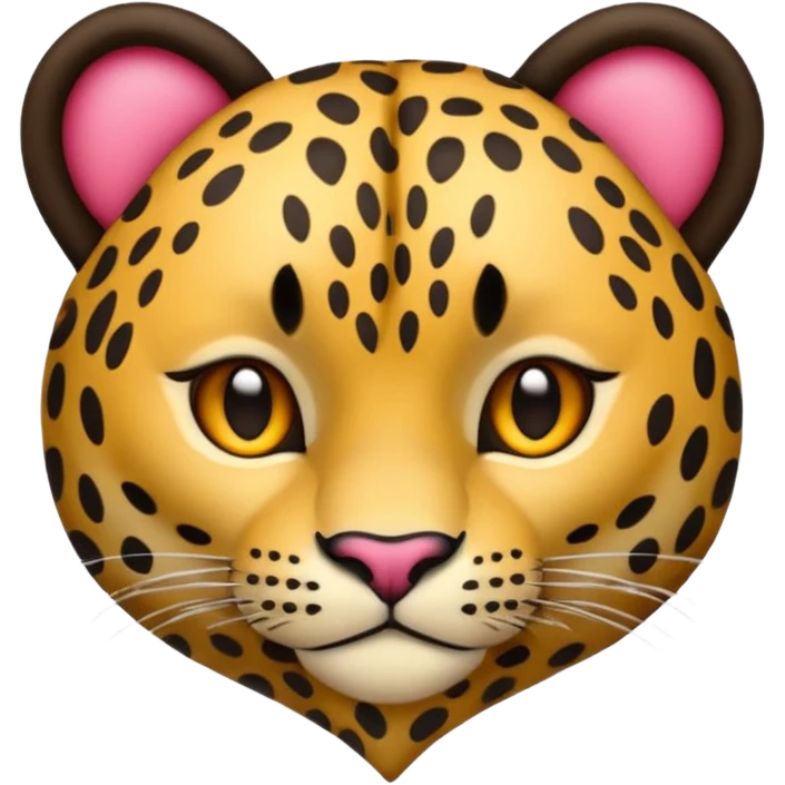 Emoji corazón leopardo emoji