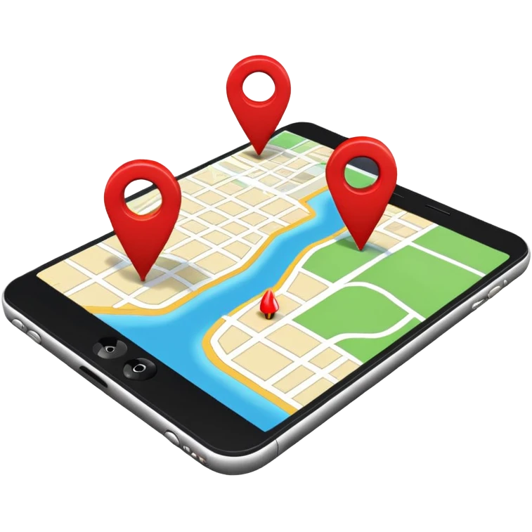 GPS map emoji