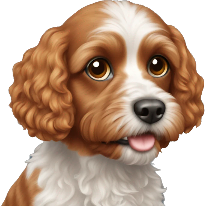 Red cavapoo  emoji