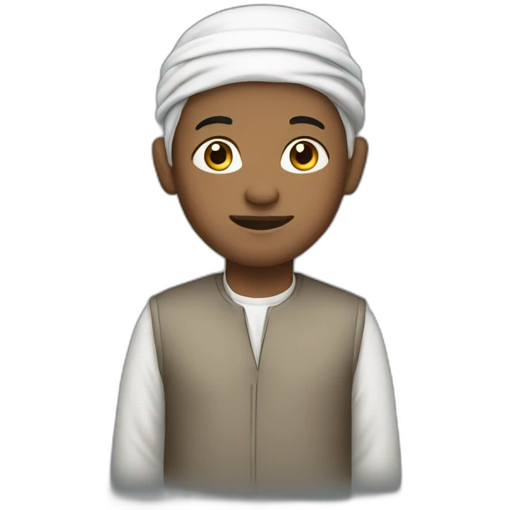 Un garçon muslim emoji