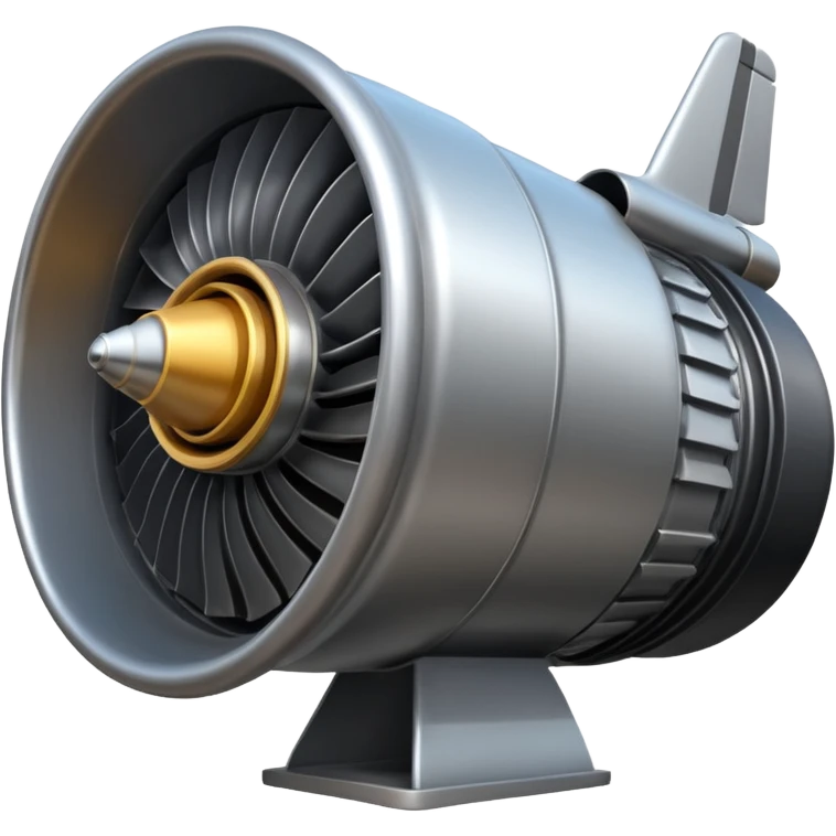 Generate a jet engine for the Russian drone "Geranium-3" emoji