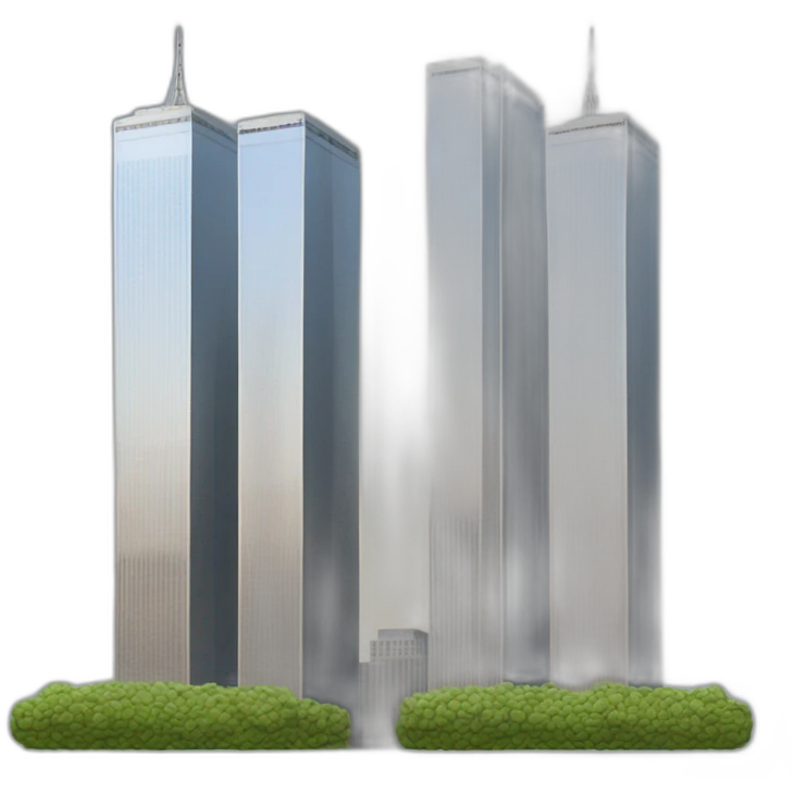 World trade center towers emoji