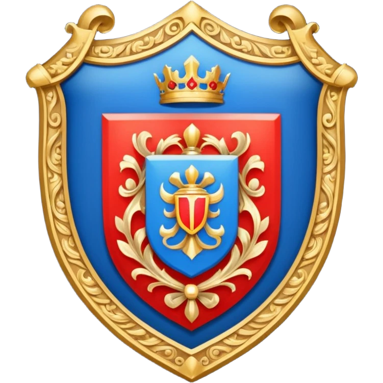Layout coat of arms shield emoji