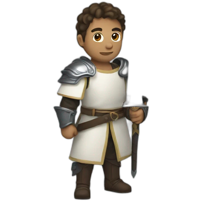 Sigma male with a sword emoji
