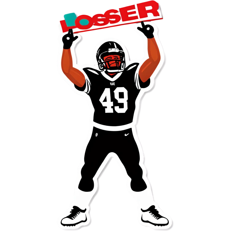 Loser football emoji