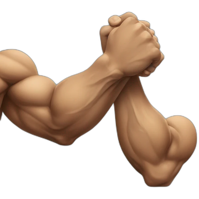 Arm wrestling emoji