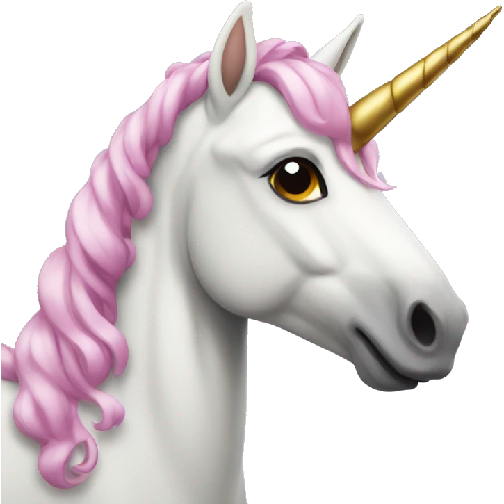 Christmas unicorn emoji