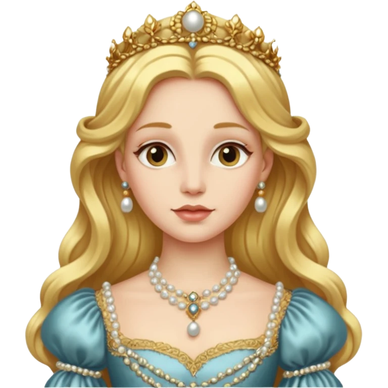 Renaissance lady emoji