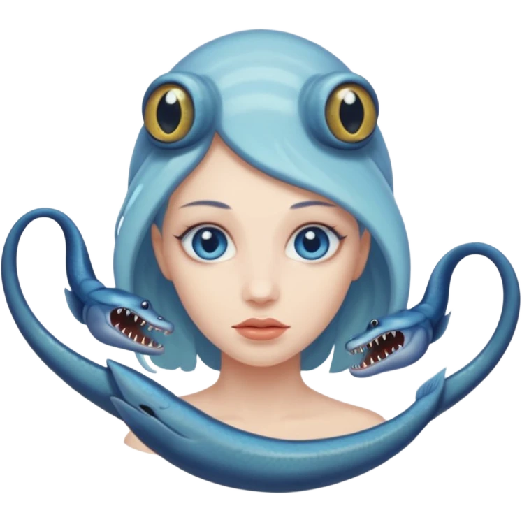 scylla a woman with six eel heads emoji