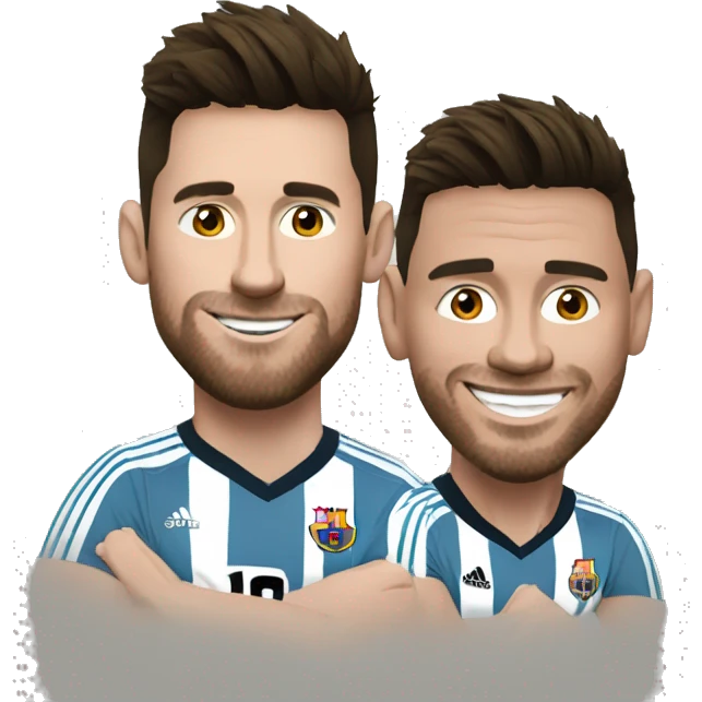 Messi sur ronaldo emoji