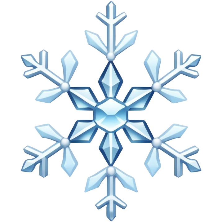 snowflake white emoji