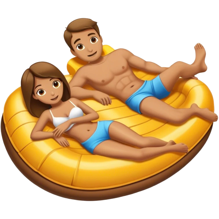 the couple is lying on shizlong emoji