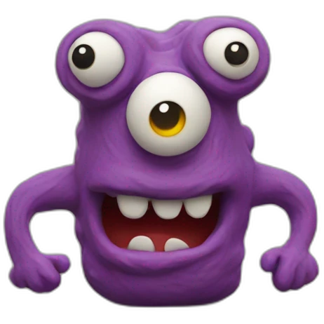 Plasticine Monster emoji