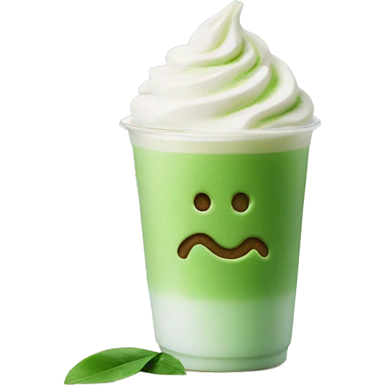 matcha latte iced emoji