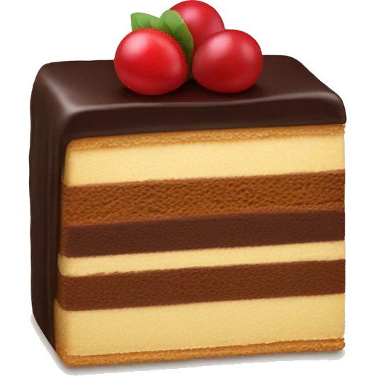 Opera cake emoji