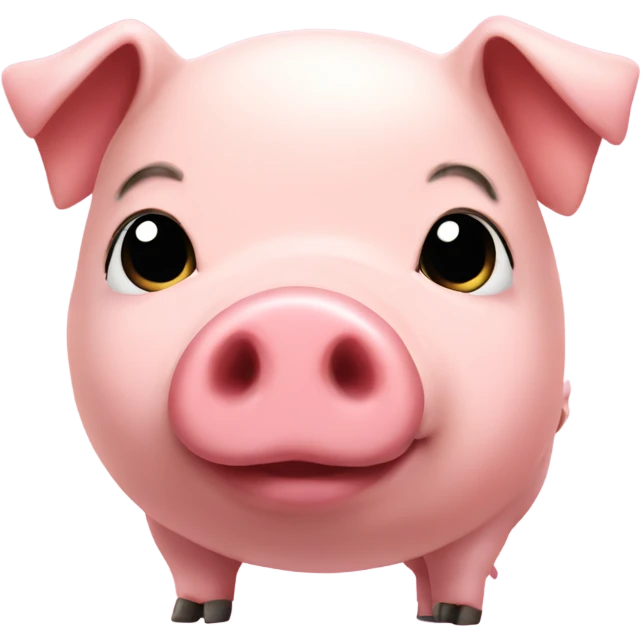 cute pig bubble butt emoji