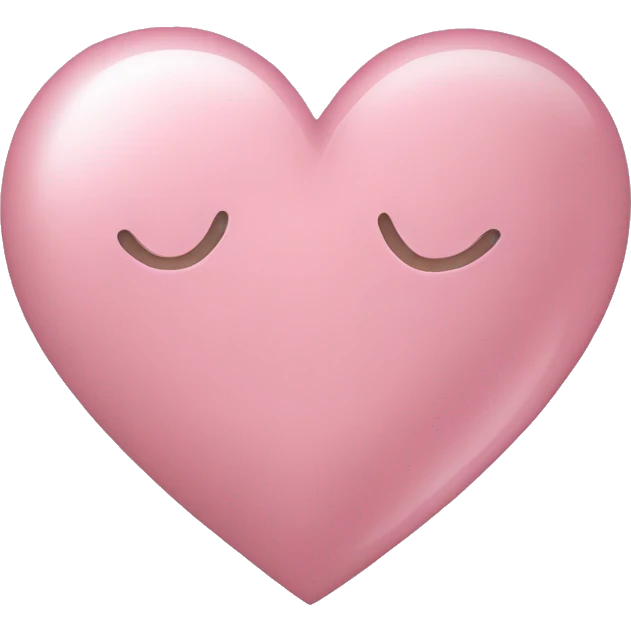 Heart light pink emoji