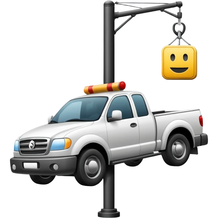 towing street  icon on ploe emoji