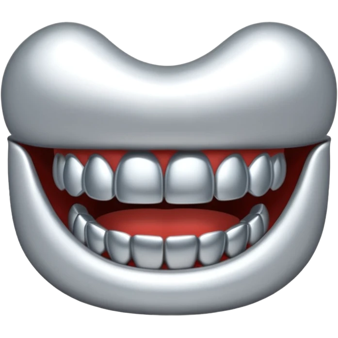 silver grillz emoji