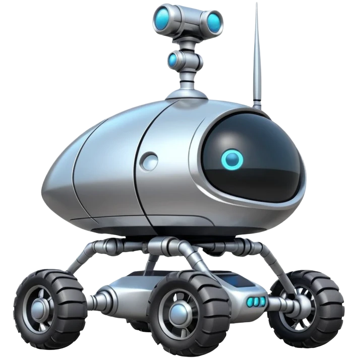  Flintstones futuristic tall robotic high-occupancy moon rover  emoji