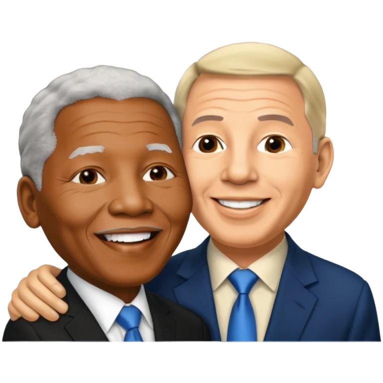 Nelson mandela kissing benjamin netanyahu emoji