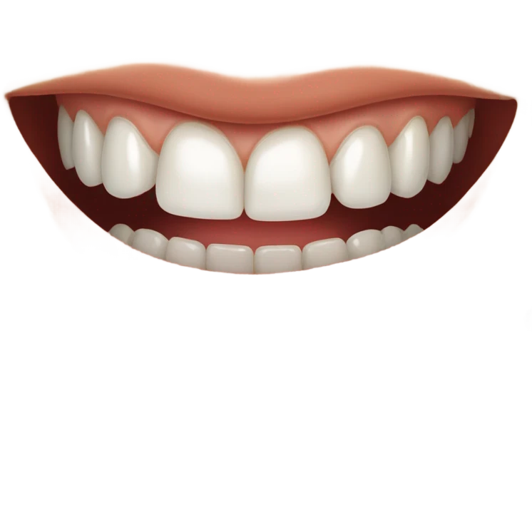 Front teeth woman emoji