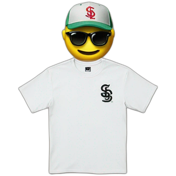 Tee shirt stussy emoji