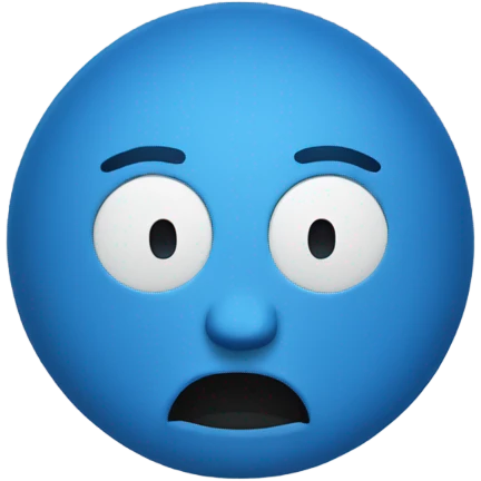 blue circle emoji
