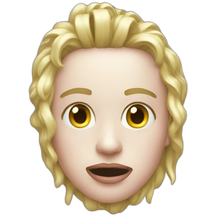 Glitch art emoji