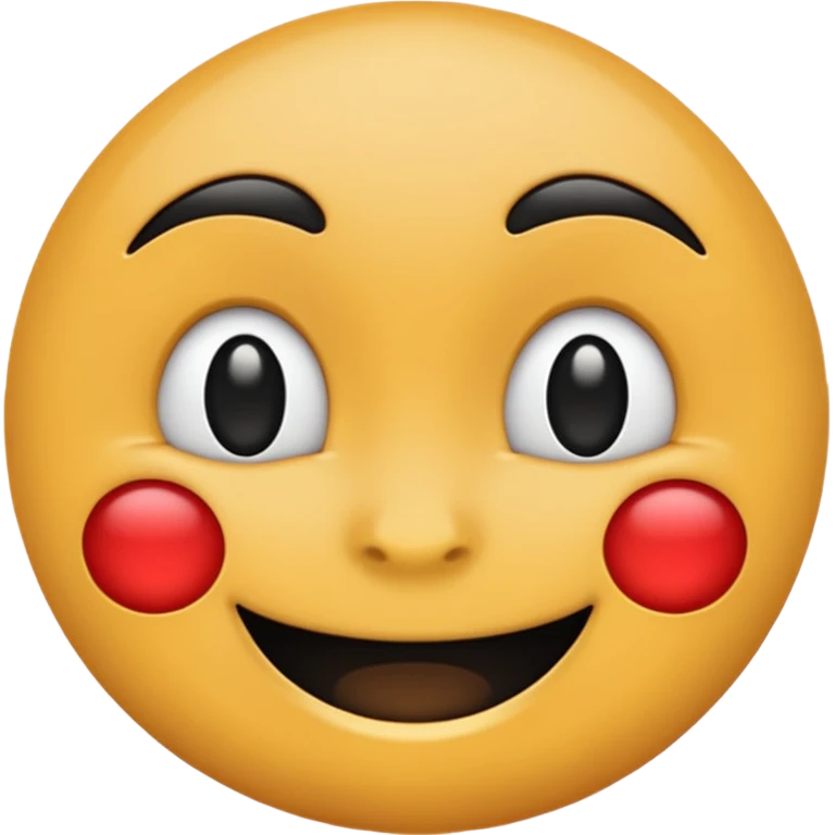 Black smilying face emoji emoji