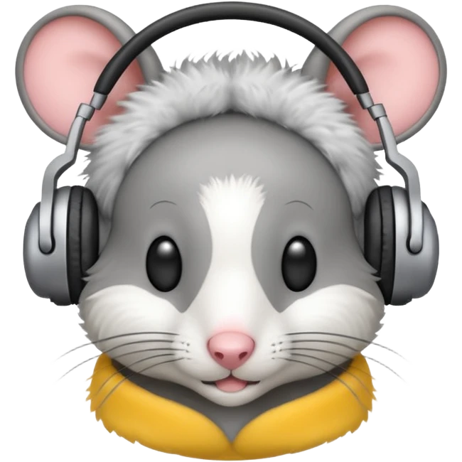 mice wearing headphones emoji